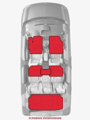 ЭВА коврики «Queen Lux» комплект для Peugeot J5