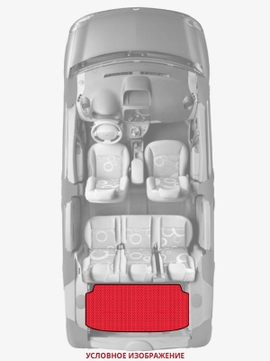 ЭВА коврики «Queen Lux» багажник для Suzuki XL7